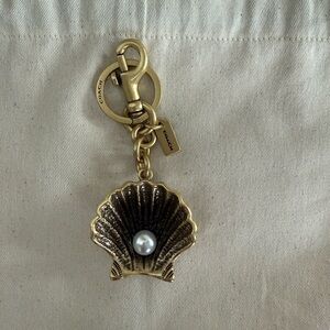 NEW - Coach Pearl Seashell Bag Charm from The Summer I Turned Pretty Collection